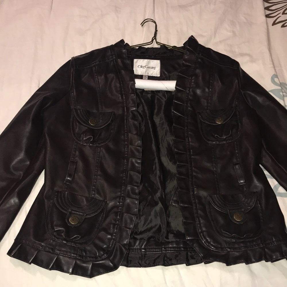 Leather jacket